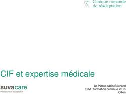 CIF et expertise médicale - Dr Pierre-Alain Buchard SIM : formation continue 2016 - Swiss Insurance Medicine