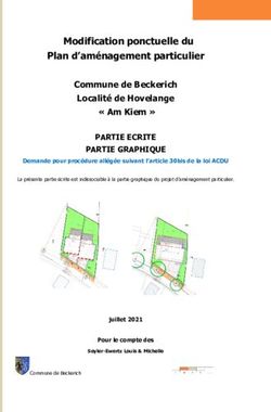Modification ponctuelle du Plan d'aménagement particulier - Beckerich