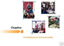 2 Chapitre Compétences transversales