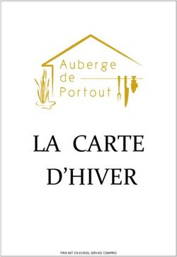 LA CARTE D'HIVER - l'Auberge de Portout