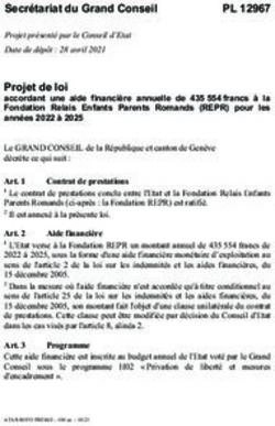 Secr&eacute;tariat du Grand Conseil - GE.CH