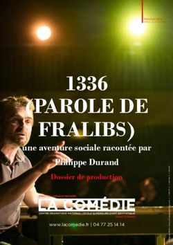 (PAROLE DE FRALIBS) 1336 - une aventure sociale racont&eacute;e par Philippe Durand Dossier de production - Espace culturel Le Pr&eacute;ambule