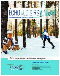 ÉCHO LOISIRSL'Islet - Municipalité de l'Islet