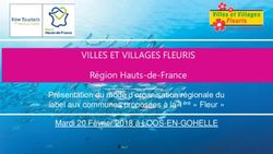 VILLES ET VILLAGES FLEURIS - Région Hauts-de-France Présentation du mode d'organisation régionale du label aux communes proposées à la 1ère " ...