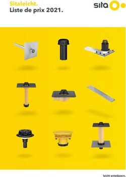 Sitaleicht. Liste de prix 2021 - Sita Bauelemente GmbH