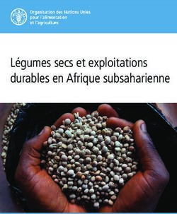 Légumes secs et exploitations durables en Afrique subsaharienne