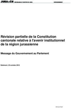 Révision partielle de la Constitution cantonale relative à l'avenir institutionnel de la région jurassienne - Message du Gouvernement au Parlement