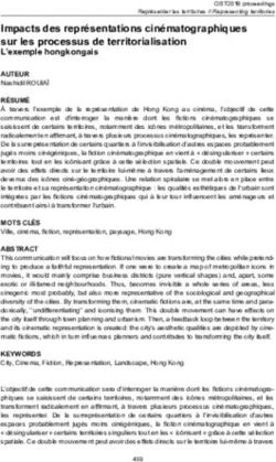 Impacts des représentations cinématographiques sur les processus de territorialisation - Proceedings du 4e colloque international du CIST, Rouen ...