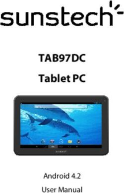 TAB97DC Tablet PC Android 4.2 User Manual