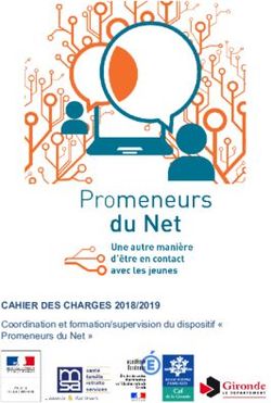 CAHIER DES CHARGES 2018/2019 - Coordination et formation/supervision du dispositif " Promeneurs du Net "