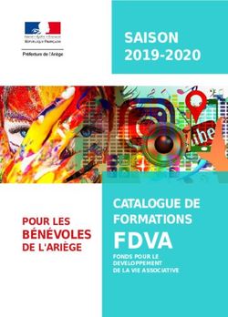 FDVA CATALOGUE DE FORMATIONS - SAISON 2019-2020 - Ligue de l'enseignement