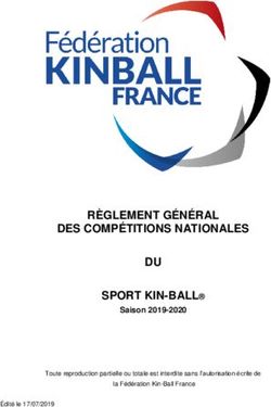RÈGLEMENT GÉNÉRAL DES COMPÉTITIONS NATIONALES DU SPORT KIN-BALL - Saison 2019-2020 - Fédération ...