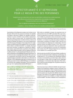 D&Eacute;TECTER ANXI&Eacute;T&Eacute; ET D&Eacute;PRESSION POUR LE MIEUX-&Ecirc;TRE DES PERSONNES