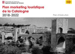Plan marketing touristique de la Catalogne 2018-2022 - Plan d'éxécution