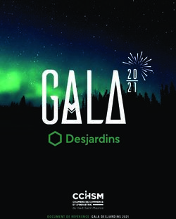 DOCUMENT DE RÉFÉRENCE GALA DESJARDINS 2021