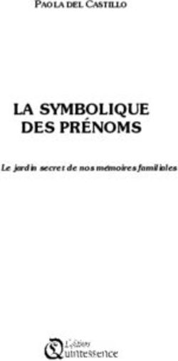 LA SYMBOLIQUE DES PRÉNOMS - PAOLA DEL CASTILLO Le jardin secret de nos mémoires familiales
