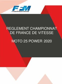 REGLEMENT CHAMPIONNAT DE FRANCE DE VITESSE MOTO 25 POWER 2020