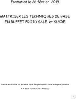 MAITRISER LES TECHNIQUES DE BASE EN BUFFET FROID SALE et SUCRE - Formation le 26 février 2019 - Rouen