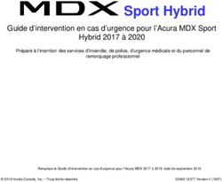 Sport Hybrid Guide d'intervention en cas d'urgence pour l'Acura MDX Sport Hybrid 2017 à 2020