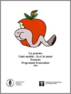 La pomme Unité modèle : 2e et 3e année Français - Programme fransaskois 2004