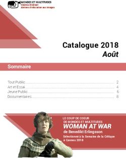 Catalogue 2018 Août - Mondes et Multitudes