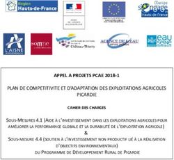 APPEL A PROJETS PCAE 2018-1 - PLAN DE COMPETITIVITE ET D'ADAPTATION DES EXPLOITATIONS AGRICOLES PICARDIE