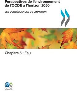 Perspectives de l'environnement de l'OCDE &agrave; l'horizon 2050 - Chapitre 5 : Eau - LES CONS&Eacute;QUENCES DE L'INACTION - OECD