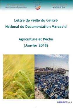 Lettre de veille du Centre National de Documentation Maraacid Agriculture et Pêche (Janvier 2018) - CND/HCP 2018 - Centre National de ...
