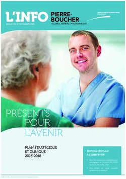 PLAN STRATÉGIQUE ET CLINIQUE 2013-2018 - Santé Montérégie