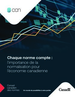Chaque norme compte : l'importance de la normalisation pour l'économie canadienne
