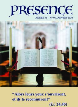 PRESENCE - "Alors leurs yeux s'ouvrirent, et ils le reconnurent" (Lc 24,45)