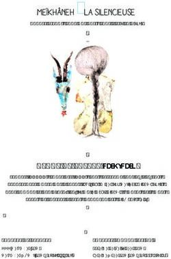 REVUE DE PRESSE 2017-2018 - Meïkhâneh . La Silencieuse - Meïkhâneh