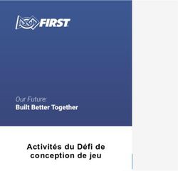 Activités du Défi de conception de jeu - NET