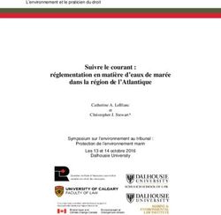 Suivre le courant : réglementation en matière d'eaux de marée dans la région de l'Atlantique