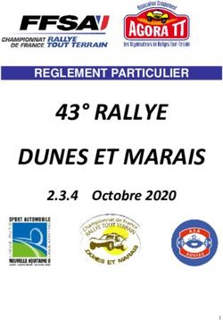43 RALLYE DUNES ET MARAIS - 2.3.4 Octobre 2020 - REGLEMENT PARTICULIER - Rallye ...