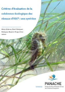Critères d'évaluation de la cohérence écologique des réseaux d'AMP : une synthèse - Marija Sciberras, David Rodríguez-Rodríguez, Benjamin Ponge ...