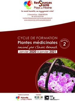 ANIMÉ PAR CLAIRE BONNET - PLANTES MÉDICINALES CYCLE DE FORMATION - RESSOURCES SANTÉ PAYS DE VILAINE