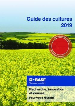 Guide des cultures 2019 - Recherche, innovation et conseil. Pour votre réussite - BASF Lösungen für die Landwirtschaft in ...
