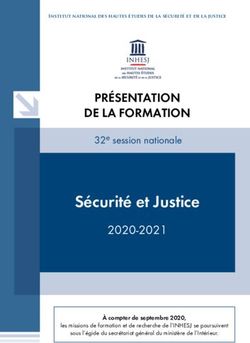 S&eacute;curit&eacute; et Justice - PR&Eacute;SENTATION DE LA FORMATION - l'INHESJ