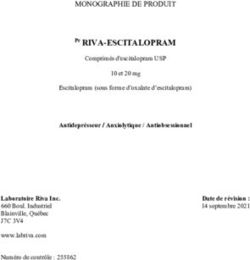 Pr RIVA-ESCITALOPRAM MONOGRAPHIE DE PRODUIT