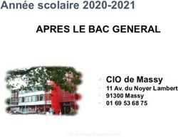 Ann&eacute;e scolaire 2020-2021 - APRES LE BAC GENERAL CIO de Massy - Acad&eacute;mie de Versailles