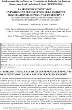 LA PREUVE DE CONCEPT (POC) : UN INSTRUMENT DE CONCEPTION DE LA R&Eacute;SILIENCE ORGANISATIONNELLE PROACTIVE ET R&Eacute;ACTIVE ? - Chaire TMCI