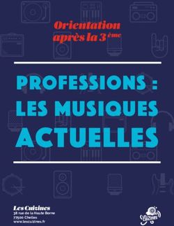 Actuelles LES musiques Professions : Orientation - Le Moloco