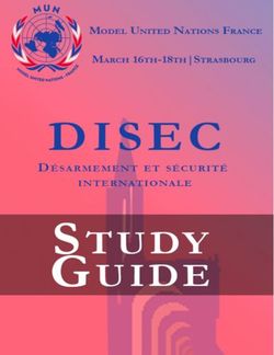 Model United Nations France 2018 - Strasbourg Edition - MUNFrance