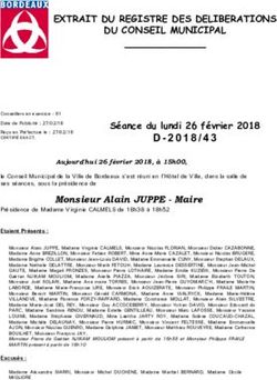 EXTRAIT DU REGISTRE DES DELIBERATIONS DU CONSEIL MUNICIPAL - Mairie de Bordeaux