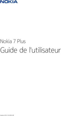 Guide de l'utilisateur - Nokia 7 Plus