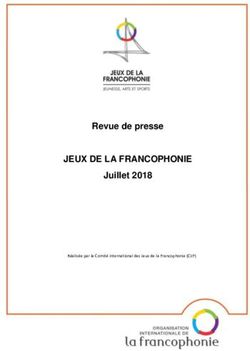 JEUX DE LA FRANCOPHONIE - Revue de presse Juillet 2018