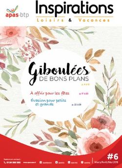 Évasion pour petits Àoffrirpourlesfêtes p.17à20 - Mars/Avril/Mai 2019