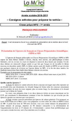 Consignes estivales pour préparer la rentrée