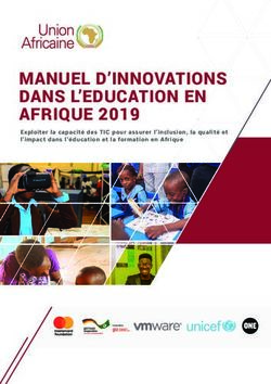 MANUEL D'INNOVATIONS DANS L'EDUCATION EN AFRIQUE 2019